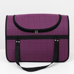 Сумка - переноска для животных, 49×30×35 см, с люком, цвет МИКС