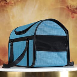 Сумка - переноска для животных, 49×30×35 см, с люком, цвет МИКС