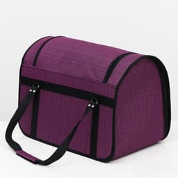 Сумка - переноска для животных, 49×30×35 см, с люком, цвет МИКС