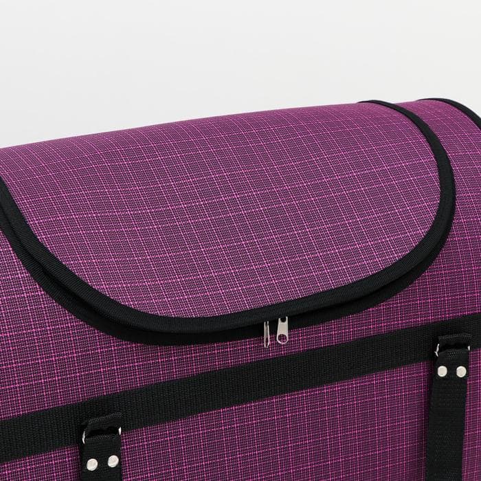 Сумка - переноска для животных, 49×30×35 см, с люком, цвет МИКС