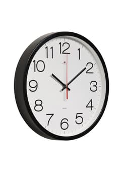 Часы настенные, интерьерные «Рубин», 30 см, черные