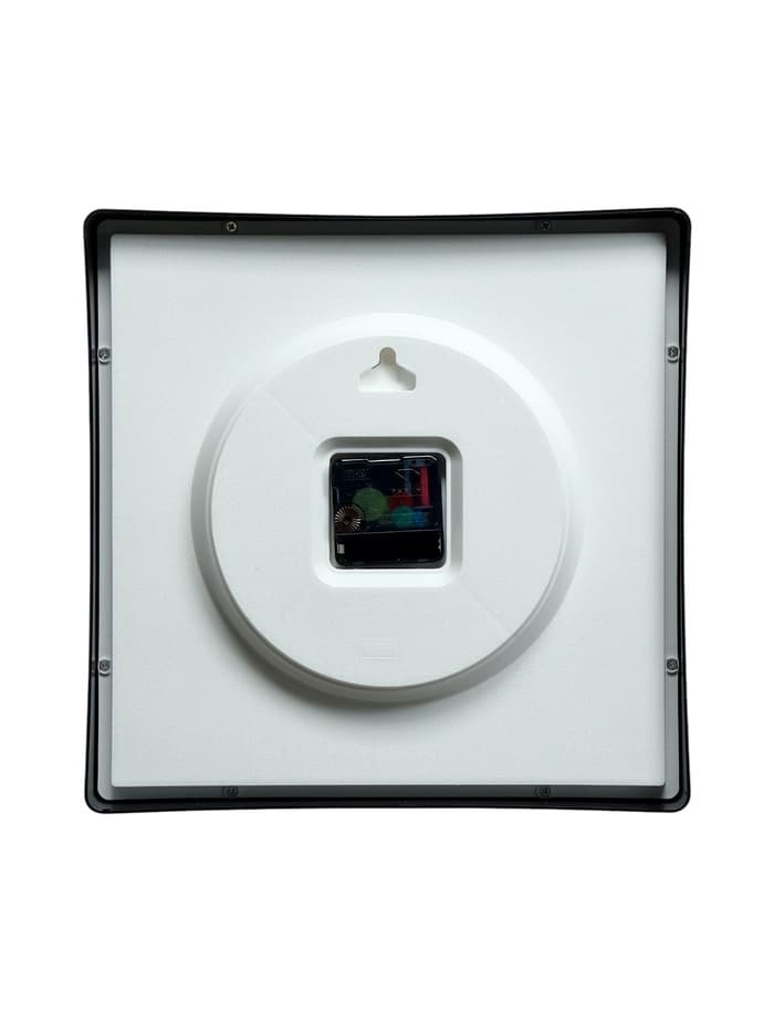 Часы настенные, интерьерные, бесшумные, 30×30 см, черные