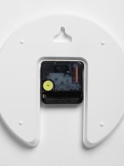 Часы настенные, интерьерные «Рубин», бесшумные, d=35 см, корпус белый