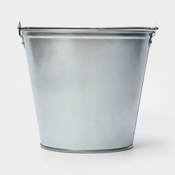 Ведро оцинкованное хозяйственное с ручкой, 7 л, d=24 см, h=24 см, ГОСТ