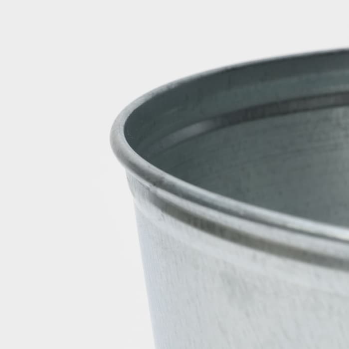 Ведро оцинкованное хозяйственное с ручкой, 7 л, d=24 см, h=24 см, ГОСТ