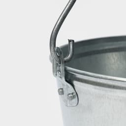 Ведро оцинкованное хозяйственное с ручкой, 7 л, d=24 см, h=24 см, ГОСТ