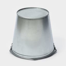 Ведро оцинкованное хозяйственное с ручкой, 7 л, d=24 см, h=24 см, ГОСТ