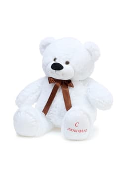 Мягкая игрушка «Медведь Захар», цвет белый, 60 (110) см