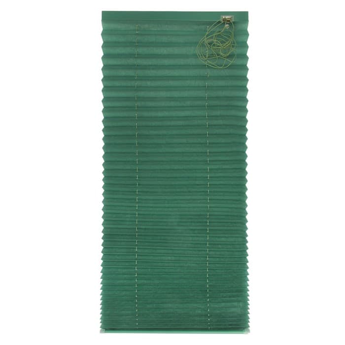 Штора плиссе 50×160, цвет зеленый