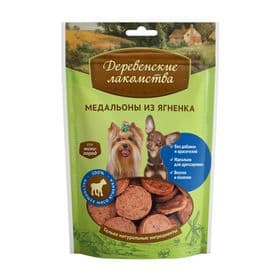 Медальоны из ягненка «Деревенские лакомства» для собак мини-пород, 60 г
