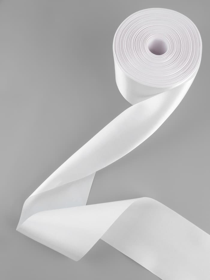 Лента атласная, 100 мм, 100±5 м, белая