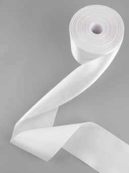 Лента атласная, 100 мм, 100±5 м, белая