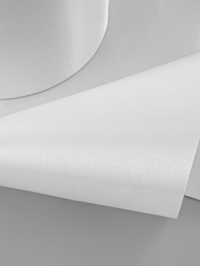 Лента атласная, 100 мм, 100±5 м, белая