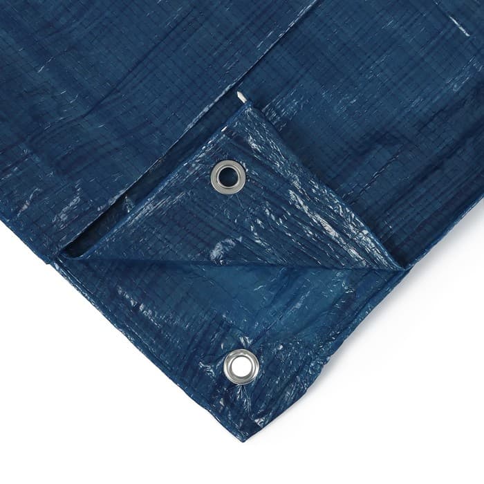 Тент защитный, 3×2 м, плотность 60 г/м², УФ, люверсы шаг 1 м, МИКС