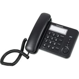 Телефон проводной Panasonic KX-TS2352RUB, чёрный