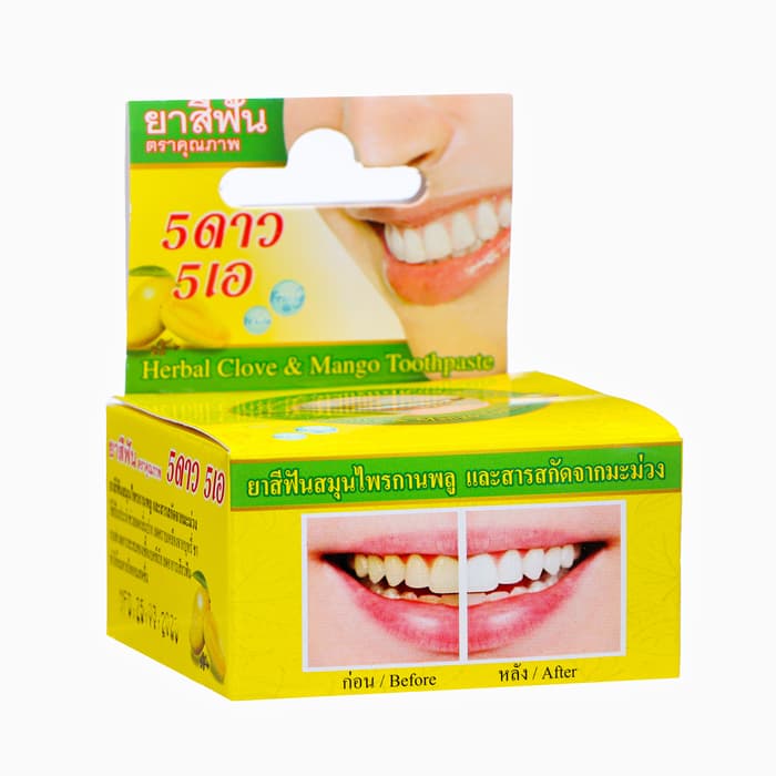 Зубная паста Herbal Clove & Mango Toothpaste, с экстрактом манго, 25 г