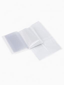 Обложка для автодокументов, с тиснением, 9.5×0.5×13.5 см, синяя