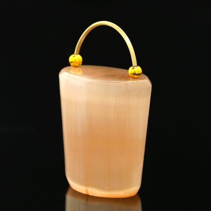 Фигурка - оберег «Ведёрко счастья», селенит