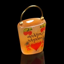 Фигурка - оберег «Ведёрко здоровья», селенит