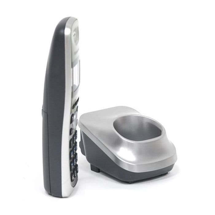 Радиотелефон Dect Panasonic KX-TG2512RUN, АОН, платиновый