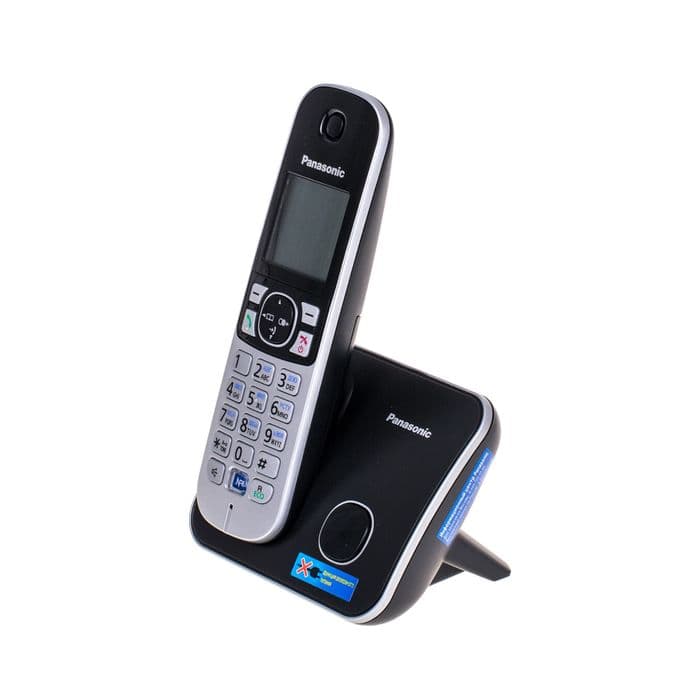 Радиотелефон Dect Panasonic KX-TG6811RUB, АОН, чёрный