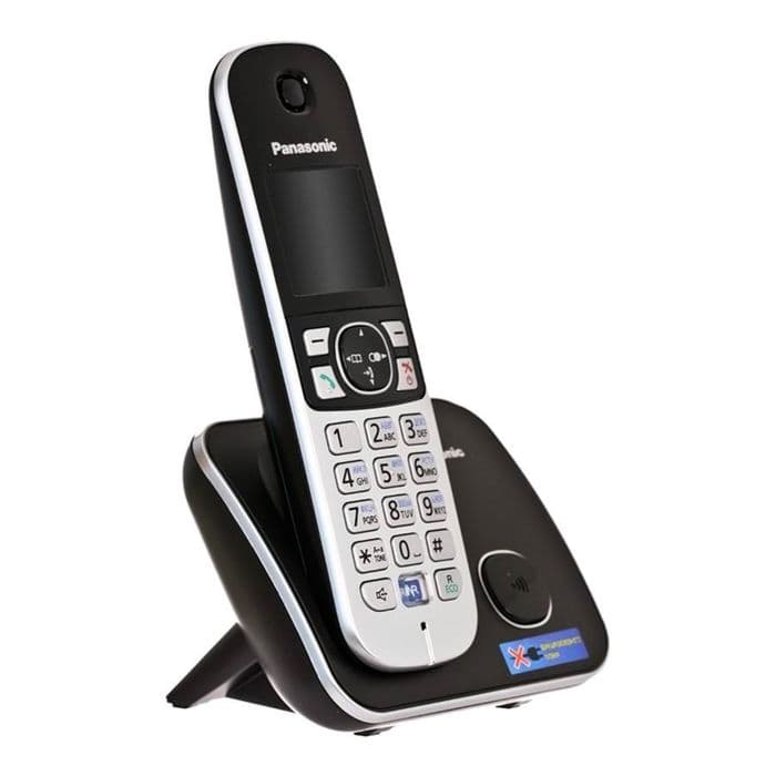 Радиотелефон Dect Panasonic KX-TG6811RUB, АОН, чёрный
