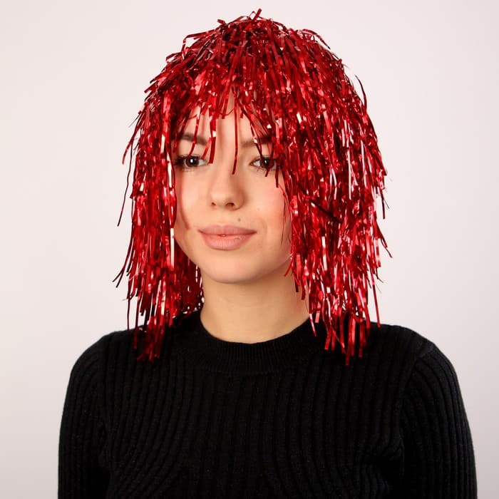 Карнавальный парик «Дождь», 30 см, цвета МИКС