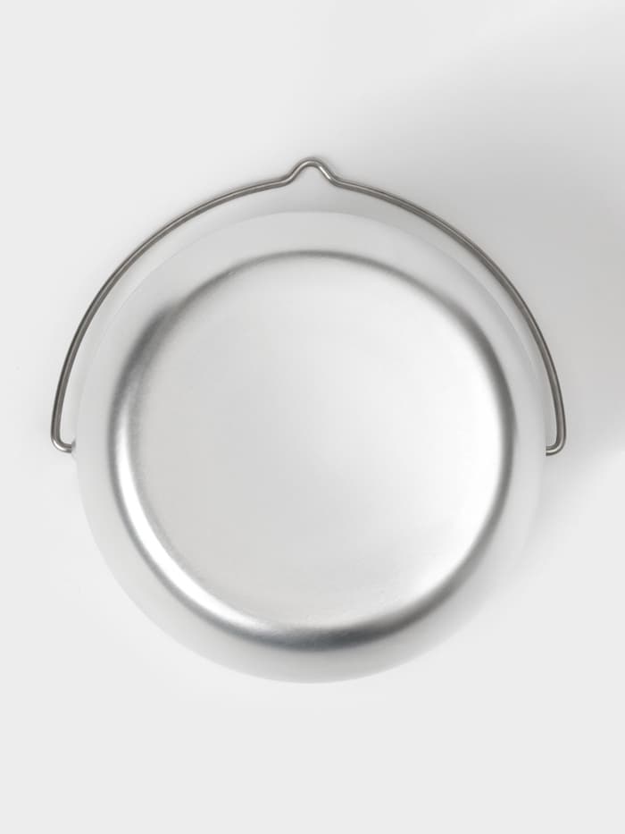 Котелок туристический, 2.5 л, с крышкой, штампованный алюминий