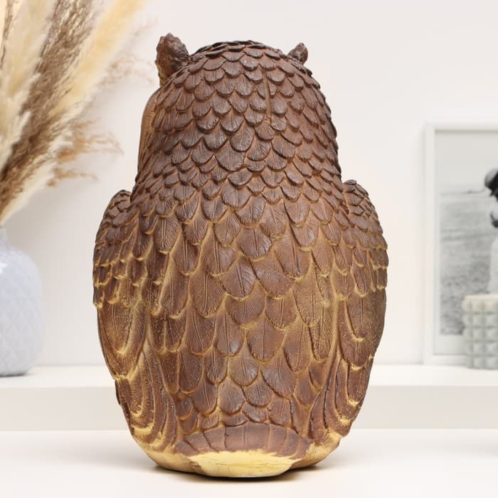 Копилка для денег «Сова средняя», гипс, 26×20×31 см