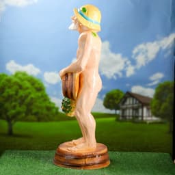 Садовая фигура из гипса «Банщик», 107×40×39 см