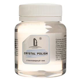 Лак стекловидный глянцевый LUXART CrystalPolish, спиртовая основа, 100 мл