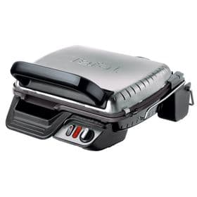 Гриль электрический Tefal GC306012, 2000 Вт, антипригарное покрытие, серебристый