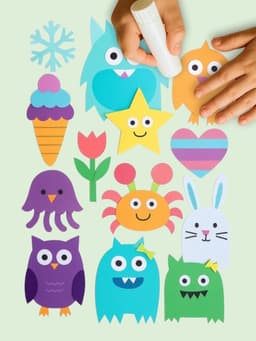 Бумага цветная А4, 10 листов, 10 цветов «Каляка-Маляка», в папке