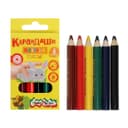 Карандаши цветные 6 цветов, «Каляка-Маляка», трёхгранные, утолщенные