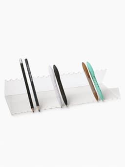 Подставка для ручек и карандашей 20 шт. горизонтальная, 31.5×11×6 см, оргстекло 2 мм