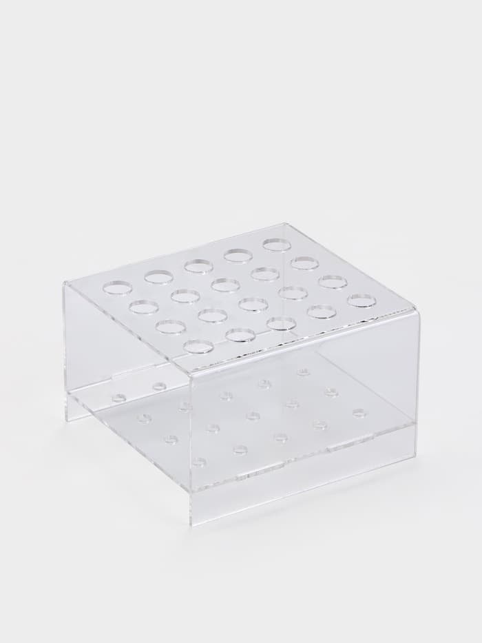 Подставка под ручки и карандаши на 20 шт., 10×9.5×6 см, оргстекло 2 мм