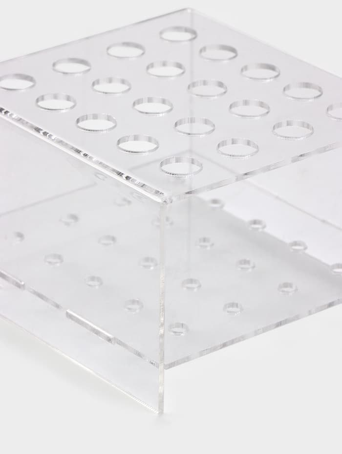 Подставка под ручки и карандаши на 20 шт., 10×9.5×6 см, оргстекло 2 мм