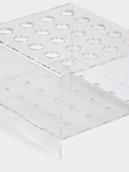 Подставка под ручки и карандаши на 20 шт., 10×9.5×6 см, оргстекло 2 мм