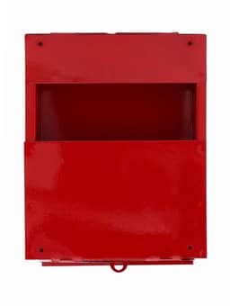 Ящик почтовый без замка (с петлёй), вертикальный, «Почта», бордовый