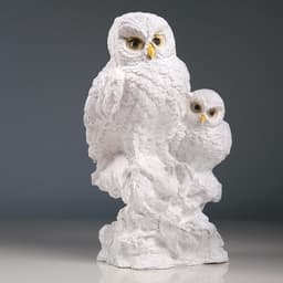 Копилка для денег «Совы полярные», полистоун, 20×18×36 см