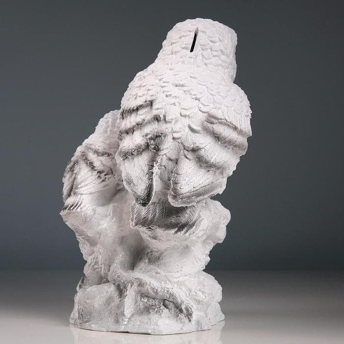 Копилка для денег «Совы полярные», полистоун, 20×18×36 см