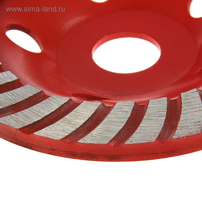 Чашка алмазная зачистная ЛОМ, TURBO, 125 мм