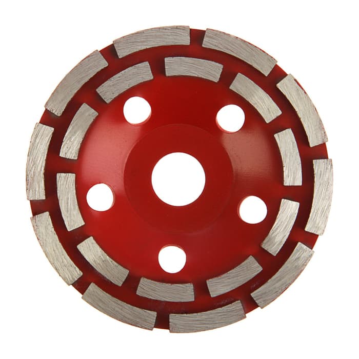 Чашка алмазная зачистная ЛОМ, двухрядная, 125 мм