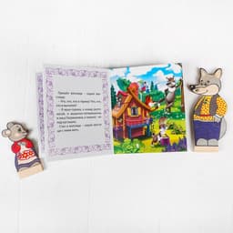 Театр на столе Краснокамская игрушка «Теремок» ( микрогофра )