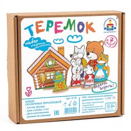 Театр на столе Краснокамская игрушка «Теремок» ( микрогофра )
