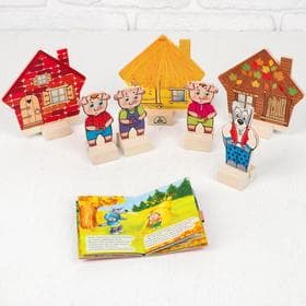 Театр на столе Краснокамская игрушка «Три поросёнка», микрогофра