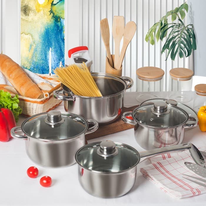 Кастрюля Доляна «Классика», 1.5 л, d=17.5 см, с крышкой, капсульное дно, нержавеющая сталь, хромированная