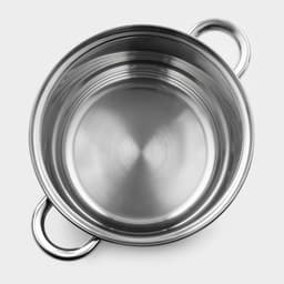 Кастрюля Доляна «Классика», 2.2 л, d=19 см, с крышкой, капсульное дно, нержавеющая сталь, хромированная