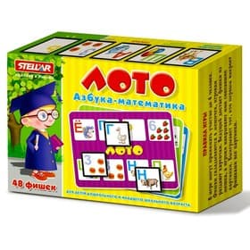 Лото STELLAR «Азбука. Математика»