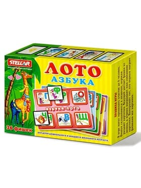 Лото STELLAR «Азбука», МИКС